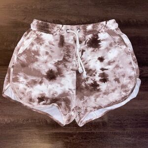Brown Tie Dye shorts